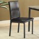 Garza Black Side Chair Set of 2