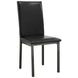 Garza Black Side Chair Set of 2