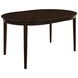 Gabriel Cappuccino Extendable Oval Dining Table