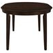 Gabriel Cappuccino Extendable Oval Dining Table