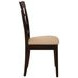 Gabriel Cappuccino Wheat Back Side Chair Set of 2