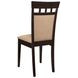 Gabriel Cappuccino Cushion Back Side Chair Set of 2