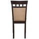 Gabriel Cappuccino Cushion Back Side Chair Set of 2