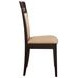 Gabriel Cappuccino Cushion Back Side Chair Set of 2