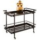Livingston Matte Black Bar Cart