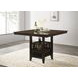 Jaden Espresso Square Counter Height Dining Table