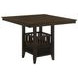Jaden Espresso Square Counter Height Dining Table