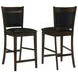 Jaden Black Counter Height Stool Set of 2