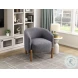 Blaise Gray Accent Chair