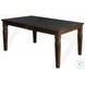 Havenstead Dark Brown 90" Extendable Rectangular Dining Table