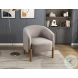 Blaise Taupe Accent Chair
