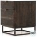Kelby Vintage Brown 2 Drawer Filing Cabinet