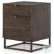 Kelby Vintage Brown 2 Drawer Filing Cabinet