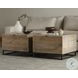 Kelby Light Wash Carved Square Bunching Table Storage