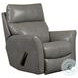 Stardust Valentino Granite Leather Swivel Rocker Recliner
