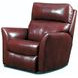 Stardust Crimson Leather Rocker Recliner