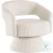 Upton Beige Swivel Chair