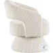 Upton Beige Swivel Chair