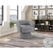Upton Dark Gray Swivel Chair