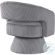 Upton Dark Gray Swivel Chair