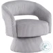 Upton Gray Swivel Chair