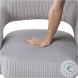 Upton Gray Swivel Chair