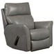 Stardust Valentino Granite Leather Swivel Rocker Recliner