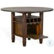 Sagewyn Dark Brown 54" Round Counter Height Dining Table
