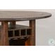 Sagewyn Dark Brown 54" Round Counter Height Dining Table
