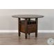 Sagewyn Dark Brown 54" Round Counter Height Dining Table