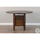 Sagewyn Dark Brown 54" Round Counter Height Dining Table