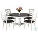 Heritage House White 54" Round Dining Table