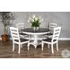 Heritage House White 54" Round Dining Table