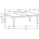 Lexton Black Extendable Dining Table