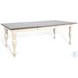 Elmwood Estate White 84" Extendable Rectangular Dining Table