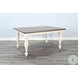 Elmwood Estate White 84" Extendable Rectangular Dining Table