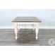 Elmwood Estate White 84" Extendable Rectangular Dining Table