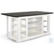 Autumn Echo White 13" Drop Leaf Kitchen Island