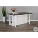 Autumn Echo White 13" Drop Leaf Kitchen Island