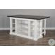 Autumn Echo White 13" Drop Leaf Kitchen Island