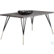 Montessa Gray Rectangular 59" Dining Table
