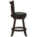 Calecita Cappuccino Upholstered Seat Swivel Counter Height Stool Set of 2
