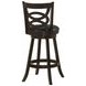 Calecita Cappuccino Upholstered Seat Swivel Bar Stool Set of 2