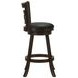 Calecita Cappuccino Upholstered Seat Swivel Bar Stool Set of 2