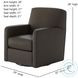 Flash Dance Maximus Fossil Swivel Glider
