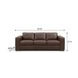 Inglewood Vintage Brown Cigar Leather 92" Sofa