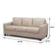 Millbrook Taupe Plain Leather 84" Sofa
