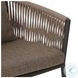 Porto Ellor Brown Outdoor Dining Chair