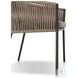 Porto Ellor Brown Outdoor Dining Chair