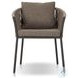 Porto Ellor Brown Outdoor Dining Chair